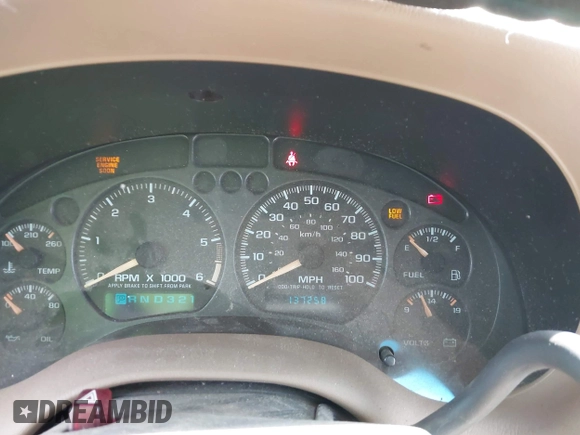 2002 Chevrolet Blazer LS z VIN 1GNDT13WX2K237284, wystawiony jako IAAI lot #42193499 z przebiegiem 137 258 mil mil oraz . Historia ofert i sprzedaży dostępna na DreamBid. Obrazek 7.