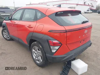 2024 Hyundai Kona SE with VIN KM8HA3AB5RU136935, listed as a IAAI auction lot 41614174 with 16,654 mi miles. Bid and sale history available at carsss.com. Image 3.