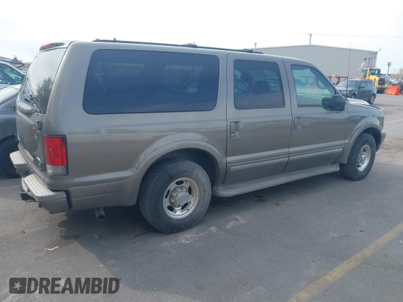 2002 Ford Excursion Limited z VIN 1FMNU42S42ED36879, wystawiony jako IAAI lot #41962773 z przebiegiem Nie podano mil oraz . Historia ofert i sprzedaży dostępna na DreamBid. Obrazek 4.