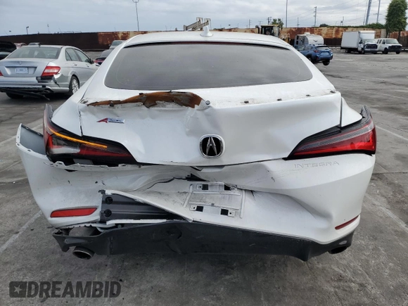 2024 Acura Integra w/A-Spec Package with VIN 19UDE4H31RA007976, listed as a Copart auction lot 53401235 with 21,486 mi miles and Salvage title. Bid and sale history available at DreamBid. Image 6.