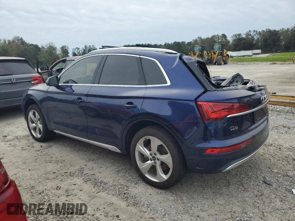 2021 Audi Q5 Prestige with VIN WA1CAAFY1M2054845, listed as a Copart auction lot 75480744 with 37,366 mi miles and Salvage Title. Bid and sale history available at carsss.com. Image 2.
