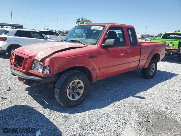 2007 Ford Ranger STX with VIN 1FTYR44U67PA05962, listed as a Copart auction lot 48868755 with 247,664 mi miles and Salvage Title. Bid and sale history available at carsss.com. Image 1.