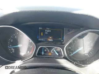 2018 Ford Focus SE with VIN 1FADP3F2XJL302358, listed as a IAAI auction lot 41807622 with 76,145 mi miles. Bid and sale history available at carsss.com. Image 7.