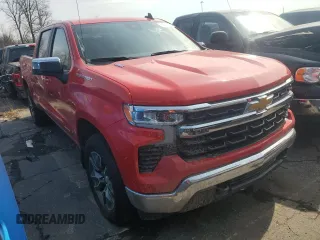 2025 Chevrolet Silverado 1500 LT with VIN 1GCPKKEK1SZ118054, listed as a Copart auction lot 47887055 with 1,957 mi miles and Clean Title. Bid and sale history available at DreamBid. Image 4.