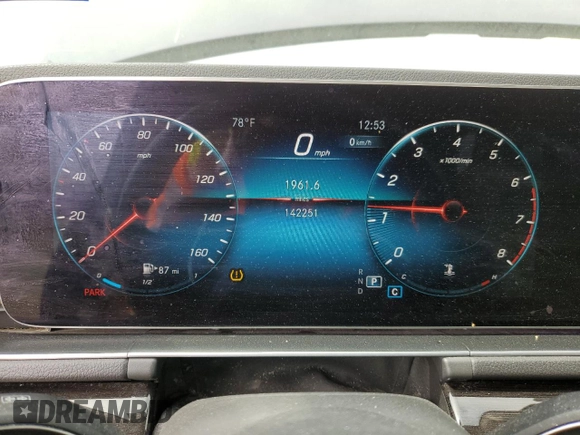 2020 Mercedes-Benz GLE 350 with VIN 4JGFB4KB0LA203362, listed as a Copart auction lot 50723775 with 142,251 mi miles and Clean title. Bid and sale history available at DreamBid. Image 9.