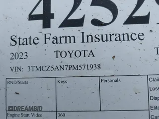 2023 Toyota Tacoma SR с VIN 3TMCZ5AN7PM571938, выставлен на аукционе IAAI как лот 42529584 с пробегом 20 877 миль миль и . История ставок и продаж доступна на DreamBid. Изображение 9.