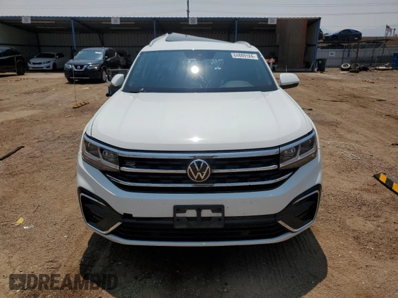 2022 Volkswagen Atlas SEL R-Line z VIN 1V2SE2CA1NC201341, wystawiony jako Copart lot #64889124 z przebiegiem 44 939 mil mil oraz Szkoda całkowita • Salvage title. Historia ofert i sprzedaży dostępna na DreamBid. Obrazek 5.