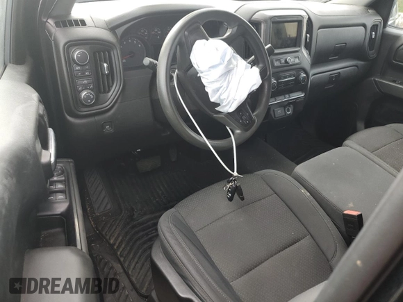 2019 Chevrolet Silverado 1500 Custom with VIN 1GCRYBEH2KZ401848, listed as a Copart auction lot 72706374 with Not Provided miles and Salvage Title. Bid and sale history available at DreamBid. Image 8.