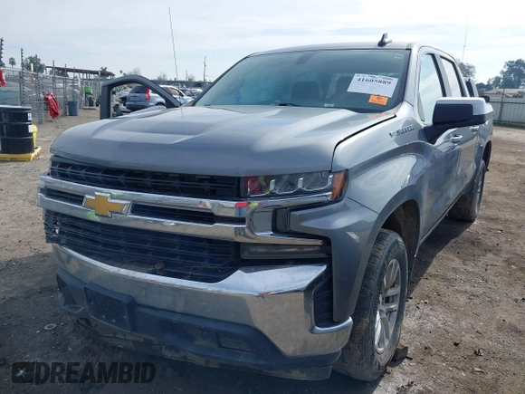 2020 Chevrolet Silverado 1500 LT with VIN 3GCPWCED4LG281018, listed as a IAAI auction lot 41605889 with 91,191 mi miles. Bid and sale history available at carsss.com. Image 17.