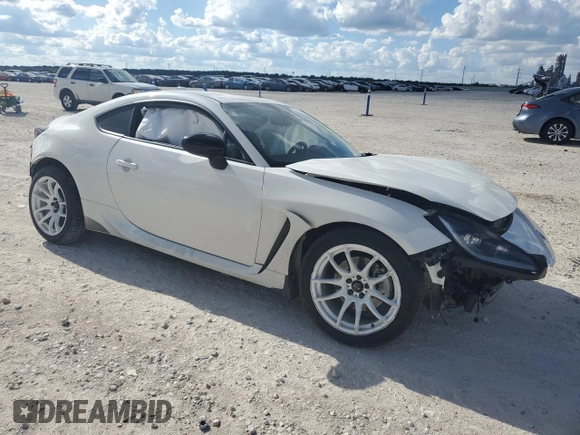 2023 Toyota GR86 with VIN JF1ZNBC11P8756477, listed as a Copart auction lot 72269174 with 22,121 mi miles and Salvage Title. Bid and sale history available at carsss.com. Image 4.
