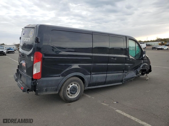 2019 Ford Transit Van with VIN 1FTYR1ZM0KKA84431, listed as a Copart auction lot 47592645 with 168,584 mi miles and Salvage Title. Bid and sale history available at carsss.com. Image 3.