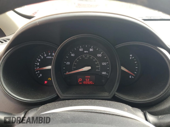 2013 Kia Rio LX with VIN KNADM4A36D6209894, listed as a Copart auction lot 49014515 with 155,920 mi miles and Salvage Title. Bid and sale history available at carsss.com. Image 9.