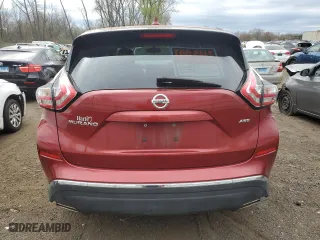 2016 Nissan Murano SL with VIN 5N1AZ2MH0GN160040, listed as a Copart auction lot 54091155 with 191,292 mi miles and Clean Title. Bid and sale history available at carsss.com. Image 6.