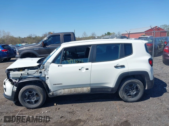 2019 Jeep Renegade Sport z VIN ZACNJBAB9KPK50894, wystawiony jako IAAI lot #41953413 z przebiegiem 95 821 mil mil oraz . Historia ofert i sprzedaży dostępna na DreamBid. Obrazek 15.