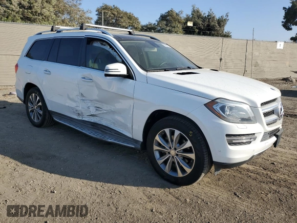 2016 Mercedes-Benz GL with VIN 4JGDF6EE1GA712752, listed as a Copart auction lot 83880094 with 130,442 mi miles and Salvage Title. Bid and sale history available at carsss.com. Image 4.