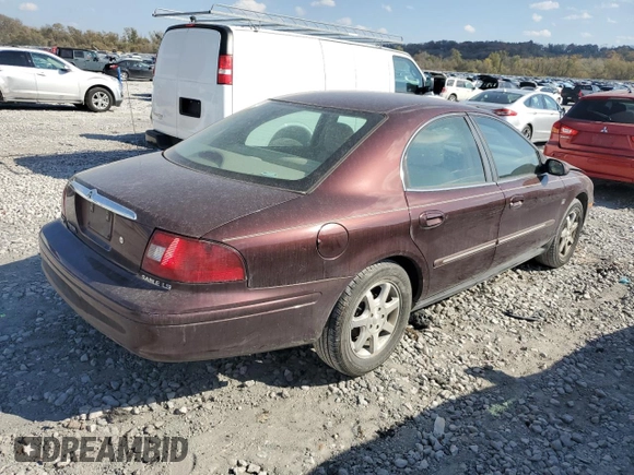 2001 Mercury Sable LS Premium with VIN 1MEFM55S11G607909, listed as a Copart auction lot 78529184 with 162,012 mi miles and Salvage Title. Bid and sale history available at DreamBid. Image 3.