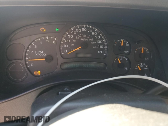 2005 Chevrolet Avalanche Z66 with VIN 3GNEC12Z95G151749, listed as a Copart auction lot 41979854 with 331,389 mi miles and Non repairable. Bid and sale history available at DreamBid. Image 9.