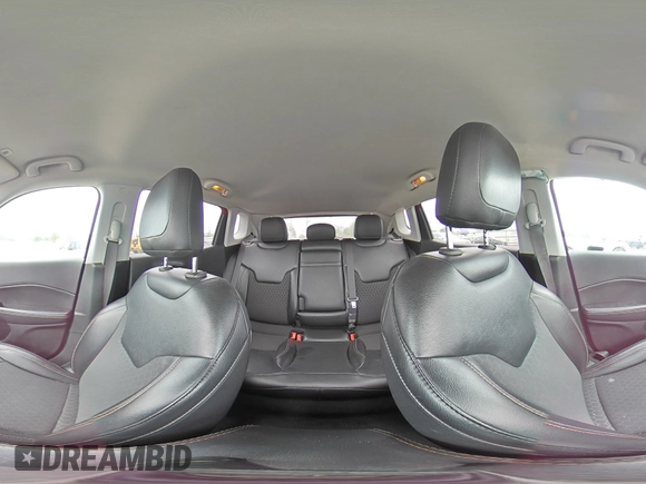 2019 Jeep Compass Latitude with VIN 3C4NJDBB7KT735802, listed as a Copart auction lot 57726275 with 58,660 mi miles and Salvage title. Bid and sale history available at DreamBid. Image 15.