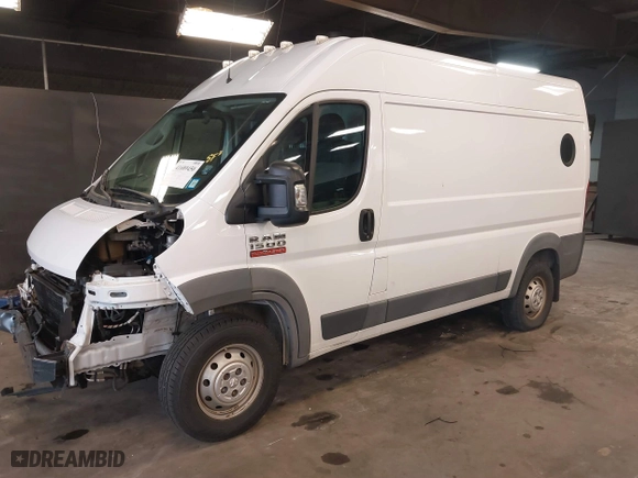 2018 Ram ProMaster Cargo Van with VIN 3C6TRVBG2JE143543, listed as a IAAI auction lot 41689450 with 103,028 mi miles. Bid and sale history available at carsss.com. Image 18.