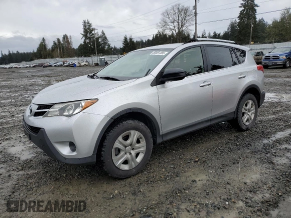 2015 Toyota RAV4 LE with VIN JTMBFREV0FJ035589, listed as a Copart auction lot 50051385 with 136,360 mi miles and Salvage Title. Bid and sale history available at DreamBid. Image 1.