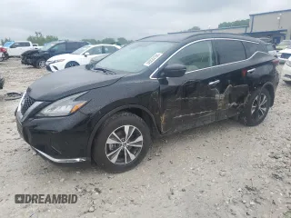 2020 Nissan Murano SV with VIN 5N1AZ2BS3LN163152, listed as a Copart auction lot 59235105 with 57,380 mi miles and Salvage title. Bid and sale history available at DreamBid. Image 1.