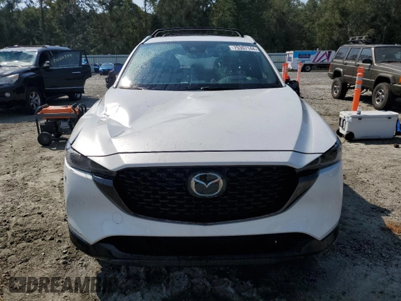 2024 Mazda CX-5 2.5 Carbon Turbo with VIN JM3KFBAY5R0403323, listed as a Copart auction lot 75307144 with 2,842 mi miles and Salvage Title. Bid and sale history available at carsss.com. Image 5.