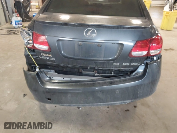2007 Lexus GS with VIN JTHCE96S870006326, listed as a IAAI auction lot 41893335 with 187,494 mi miles. Bid and sale history available at carsss.com. Image 6.