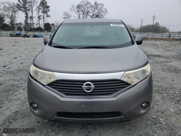 2015 Nissan Quest SV with VIN JN8AE2KP5F9123183, listed as a Copart auction lot 44606955 with 163,278 mi miles and Salvage Title. Bid and sale history available at carsss.com. Image 5.