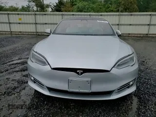 2017 Tesla Model S 100D with VIN 5YJSA1E20HF190126, listed as a Copart auction lot 60087655 with 42,025 mi miles and Salvage title. Bid and sale history available at DreamBid. Image 14.