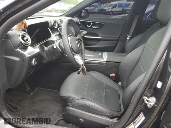 2023 Mercedes-Benz C 300 with VIN W1KAF4HB9PR092253, listed as a Copart auction lot 67173224 with 13,019 mi miles and Salvage title. Bid and sale history available at DreamBid. Image 7.