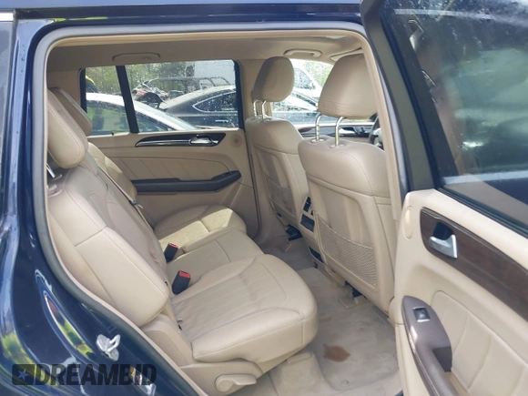 2015 Mercedes-Benz GL-Class GL 450 with VIN 4JGDF6EE8FA542288, listed as a IAAI auction lot 42098527 with 115,312 mi miles. Bid and sale history available at carsss.com. Image 8.