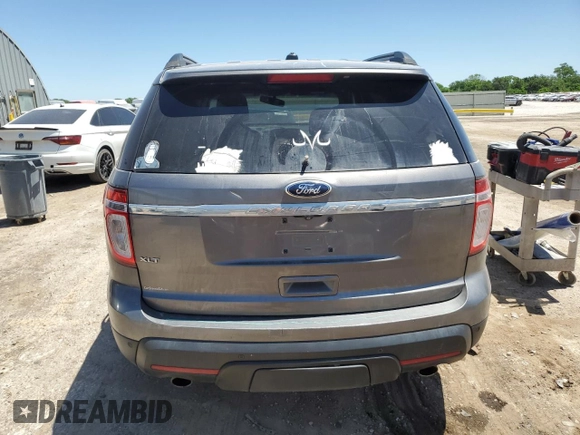 2012 Ford Explorer XLT with VIN 1FMHK7D85CGA31869, listed as a Copart auction lot 57462635 with 207,993 mi miles and Salvage title. Bid and sale history available at DreamBid. Image 6.