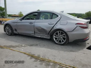 2022 Genesis G70 2.0T z VIN KMTG34TAXNU094262, wystawiony jako Copart lot #54213245 z przebiegiem 70 819 mil mil oraz Szkoda całkowita • Salvage title. Historia ofert i sprzedaży dostępna na DreamBid. Obrazek 2.