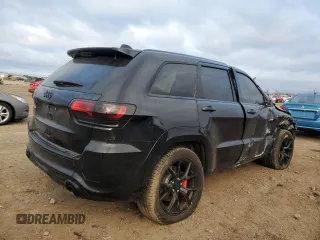 2017 Jeep Grand Cherokee SRT with VIN 1C4RJFDJ3HC641129, listed as a Copart auction lot 41534825 with 75,022 mi miles and Salvage Title. Bid and sale history available at carsss.com. Image 3.