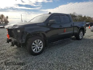 2019 Chevrolet Silverado 1500 Custom with VIN 1GCUYBEF7KZ268867, listed as a Copart auction lot 80945794 with 99,914 mi miles and Salvage Title. Bid and sale history available at DreamBid. Image 1.