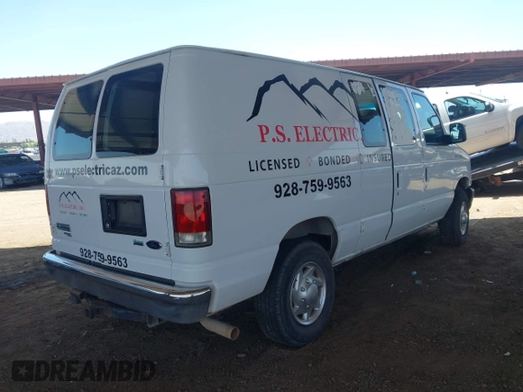 2012 Ford Econoline Cargo Super Duty Commercial with VIN 1FTSE3EL4CDB17043, listed as a IAAI auction lot 42533358 with Not provided miles and . Bid and sale history available at DreamBid. Image 4.