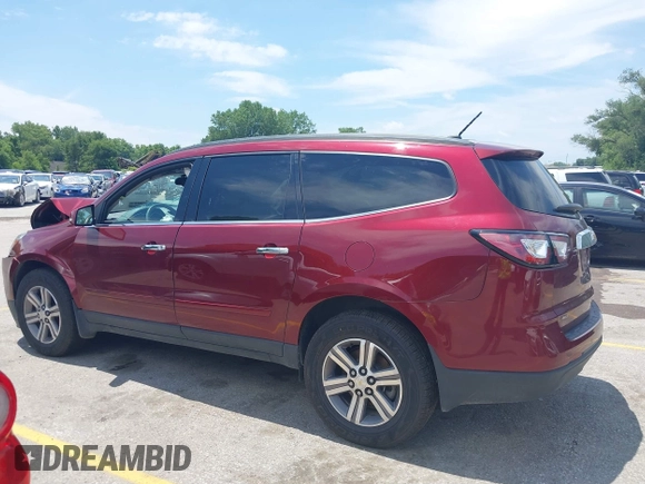 2015 Chevrolet Traverse LT with VIN 1GNKVHKD3FJ337801, listed as a IAAI auction lot 39801496 with 118,159 mi miles and . Bid and sale history available at DreamBid. Image 15.