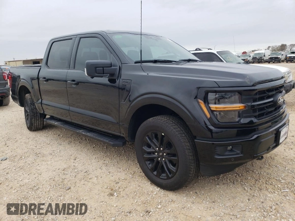 2024 Ford F-150 XLT with VIN 1FTFW3L55RFC15188, listed as a Copart auction lot 87908555 with 0 mi miles and Clean Title. Bid and sale history available at carsss.com. Image 4.