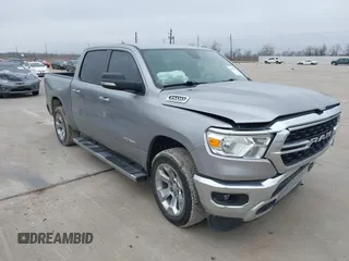 2022 Ram 1500 Big Horn with VIN 1C6SRFFTXNN396278, listed as a IAAI auction lot 41445197 with 31,244 mi miles and . Bid and sale history available at DreamBid. Image 1.