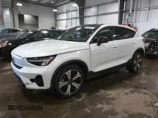 2023 Volvo C40 Recharge Pure Electric Plus with VIN YV4ED3GL3P2065898, listed as a Copart auction lot 41224334 with 10,423 mi miles. Bid and sale history available at carsss.com. Image 1.