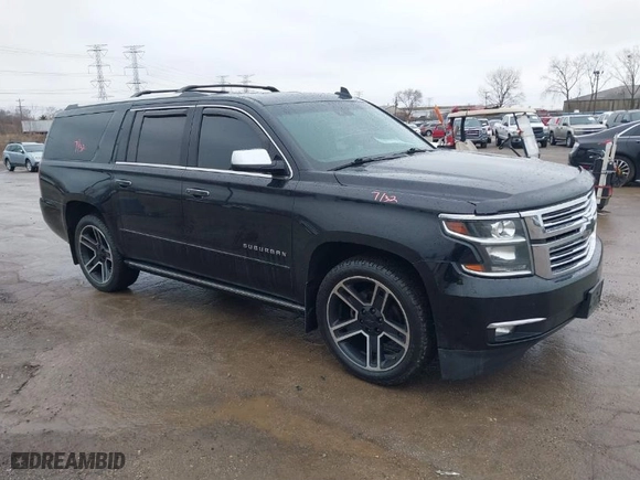 2016 Chevrolet Suburban LTZ with VIN 1GNSKJKC3GR221878, listed as a IAAI auction lot 41697630 with NaN miles. Bid and sale history available at carsss.com. Image 1.
