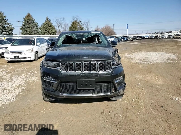 2023 Jeep Grand Cherokee Limited z VIN 1C4RJHBG3PC612389, wystawiony jako Copart lot #47825155 z przebiegiem 14 585 mil mil oraz Szkoda całkowita • Salvage title. Historia ofert i sprzedaży dostępna na DreamBid. Obrazek 11.