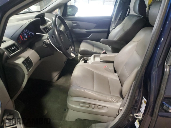 2014 Honda Odyssey EX-L with VIN 5FNRL5H66EB027040, listed as a Copart auction lot 53959195 with 199,431 mi miles and Salvage Title. Bid and sale history available at carsss.com. Image 7.