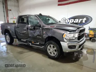 2023 Ram 2500 Big Horn with VIN 3C6UR5DL2PG651197, listed as a Copart auction lot 51972035 with 59,645 mi miles and Salvage Title. Bid and sale history available at carsss.com. Image 4.