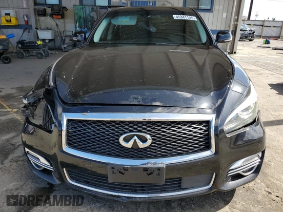 2015 Infiniti Q70 with VIN JN1EY1AP9FM510013, listed as a Copart auction lot 45341105 with 92,255 mi miles and Salvage title. Bid and sale history available at DreamBid. Image 5.