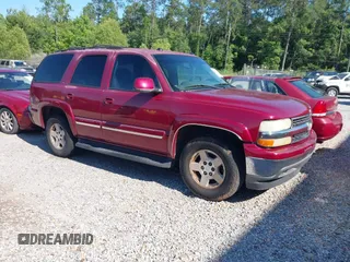 2005 Chevrolet Tahoe Z71 z VIN 1GNEC13T45R110181, wystawiony jako IAAI lot #42197403 z przebiegiem 280 607 mil mil oraz . Historia ofert i sprzedaży dostępna na DreamBid. Obrazek 1.