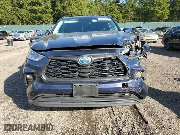 2021 Toyota Highlander Hybrid Limited with VIN 5TDXBRCH7MS048435, listed as a Copart auction lot 47585725 with 104,197 mi miles and Salvage title. Bid and sale history available at DreamBid. Image 5.