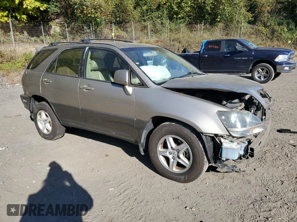 2000 Lexus RX 300 with VIN JT6HF10U2Y0129838, listed as a Copart auction lot 75623734 with 177,325 mi miles and Salvage Title. Bid and sale history available at carsss.com. Image 4.