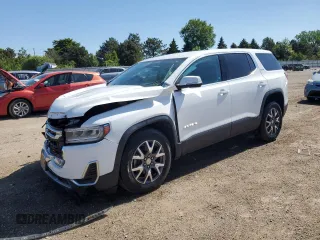 2020 GMC Acadia SLE with VIN 1GKKNKLS1LZ155115, listed as a Copart auction lot 58230715 with 70,989 mi miles and Salvage title. Bid and sale history available at DreamBid. Image 1.
