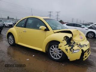 2005 Volkswagen New Beetle Coupe GLS with VIN 3VWCK31C55M409937, listed as a Copart auction lot 72615724 with 63,615 mi miles and Salvage Title. Bid and sale history available at carsss.com. Image 4.